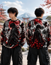 Blood Moon Samurai All-Over Print Oversized Tee