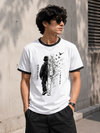 Outside/Inside Split Reality Unisex Ringer T-Shirt