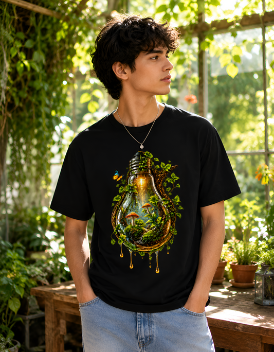 Enchanted Terrarium Bulb Unisex Crew T-Shirt