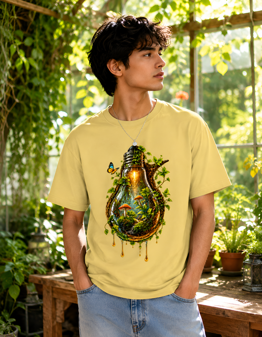 Enchanted Terrarium Bulb Unisex Crew T-Shirt