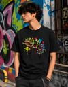 Chameleon Puff Print Unisex Classic Crew T-Shirt