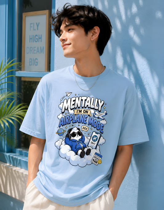 Mentally On Airplane Mode Unisex Tee