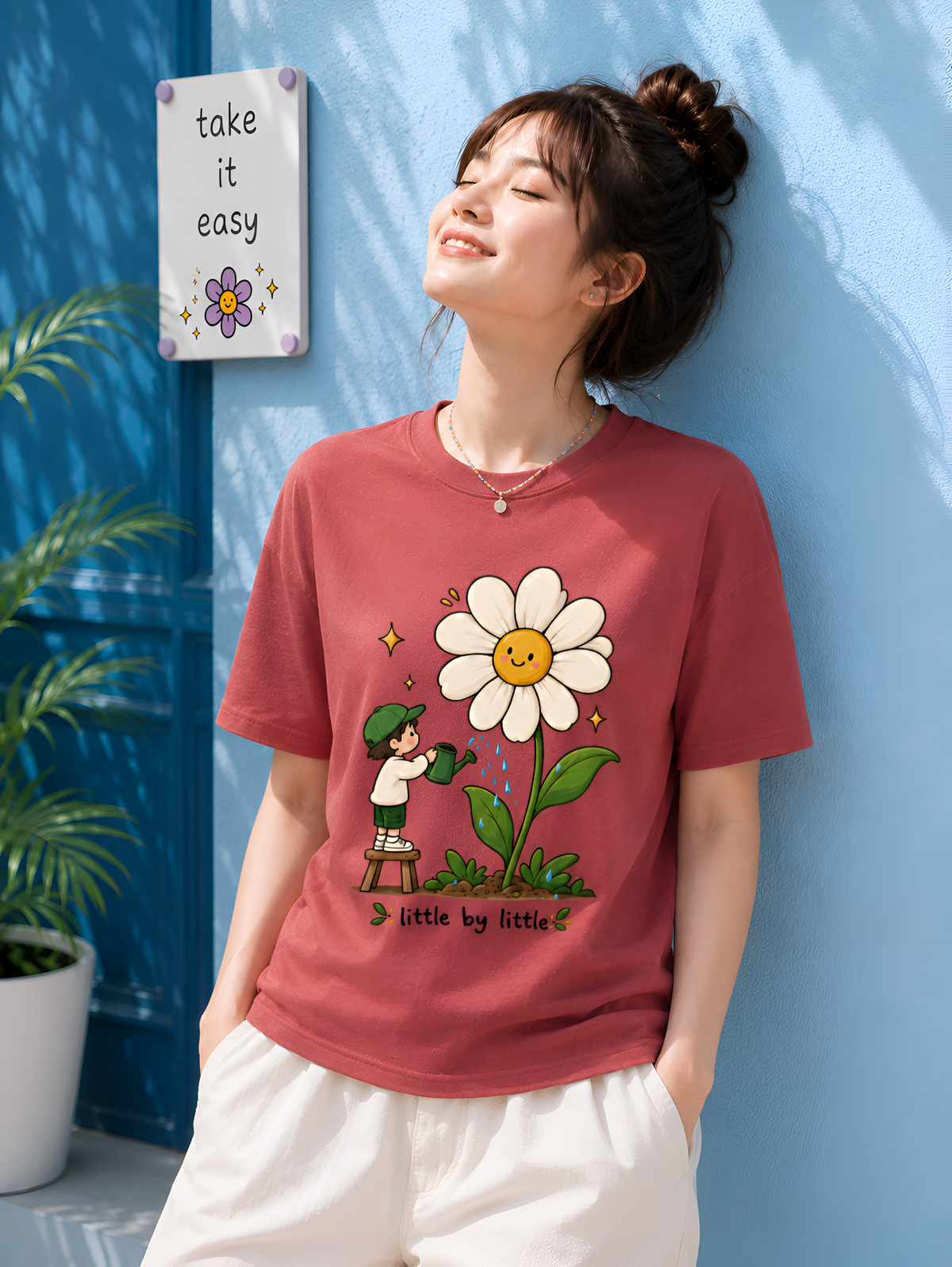 Little by Little Daisy Unisex Tee
