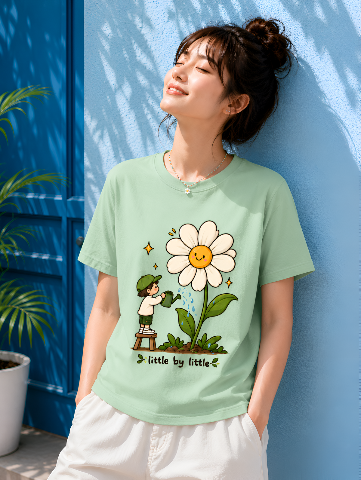 Little by Little Daisy Unisex Tee
