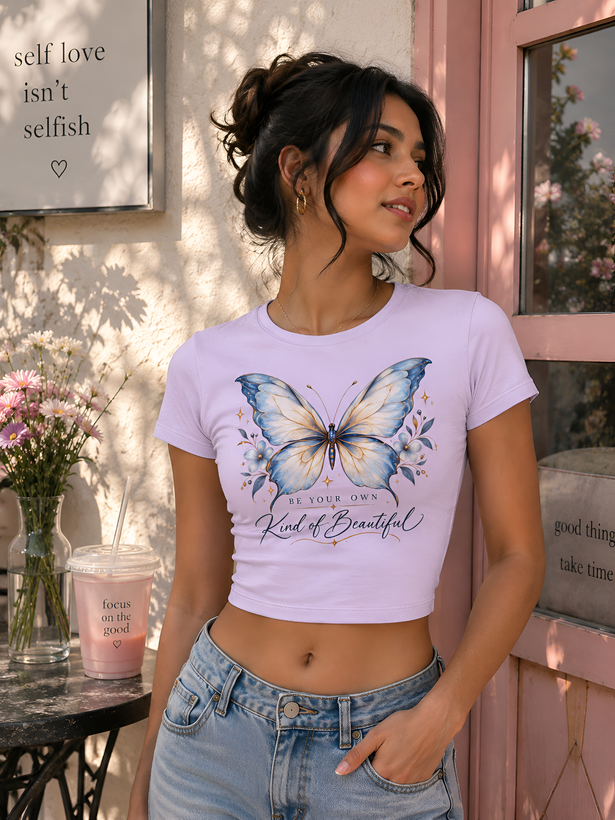 Be Your Own Kind of Beautiful Butterfly Baby Tee