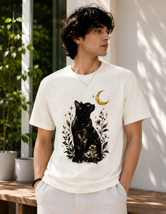 Mystic Moon Cat Unisex Tee