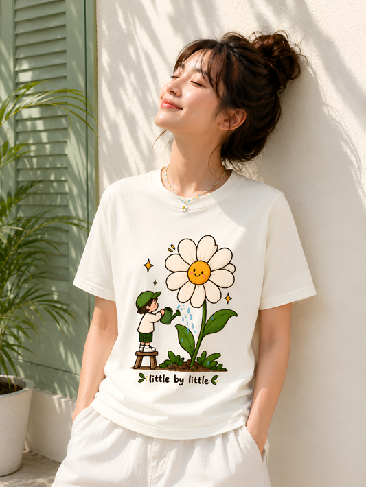 Little by Little Daisy Unisex Tee