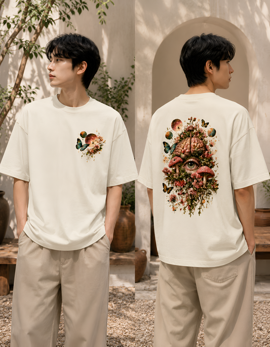 Celestial Butterfly Unisex Oversized Tee