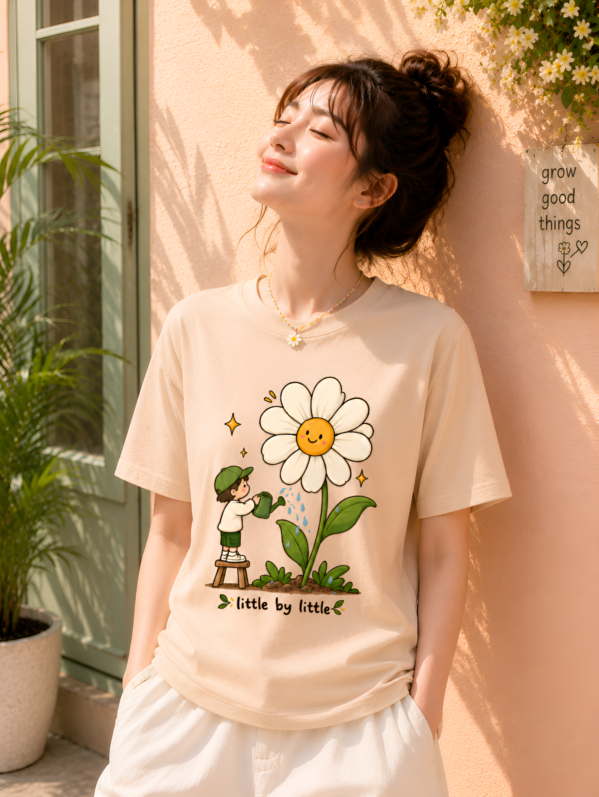 Little by Little Daisy Unisex Tee