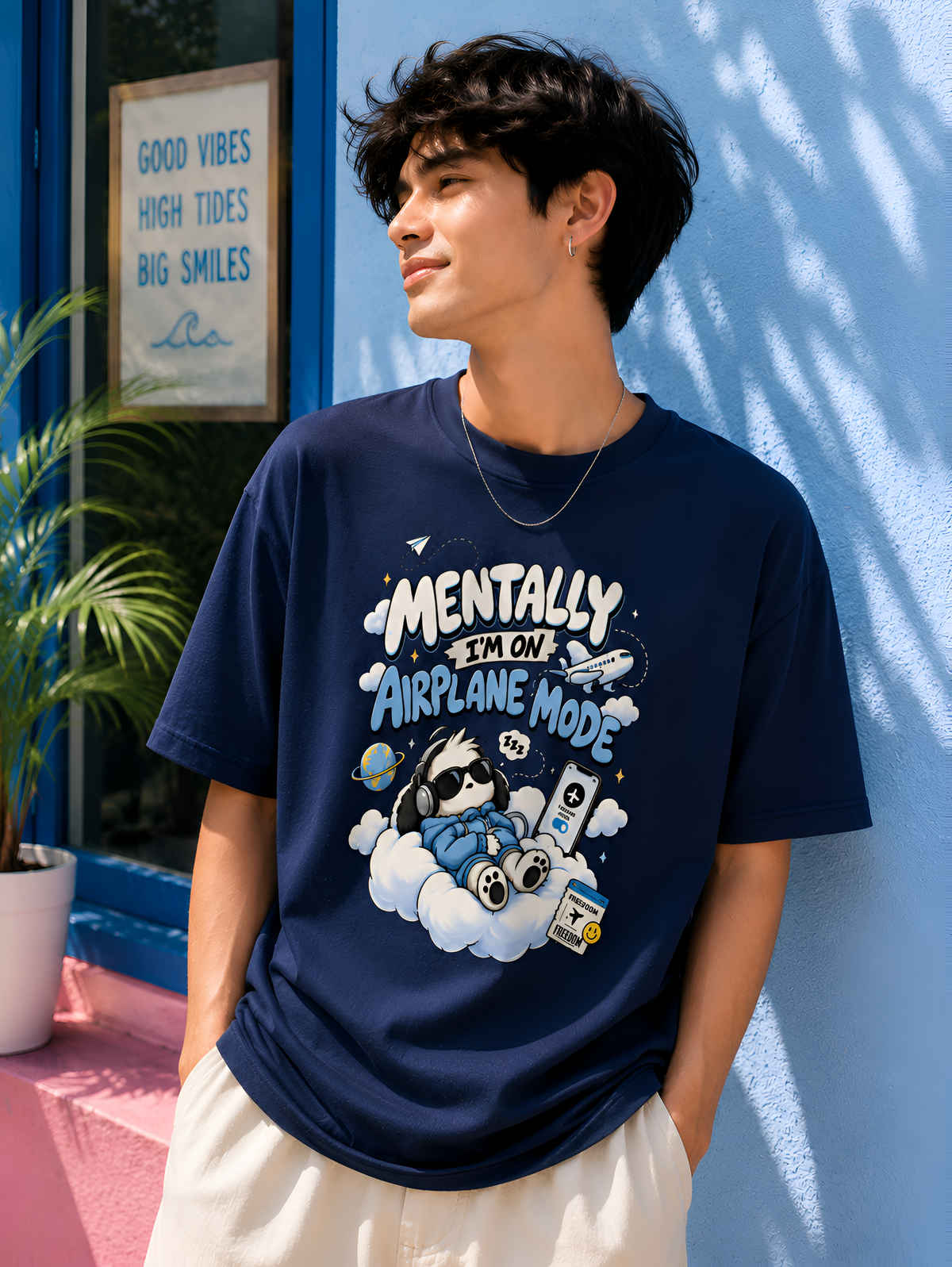 Mentally On Airplane Mode Unisex Tee