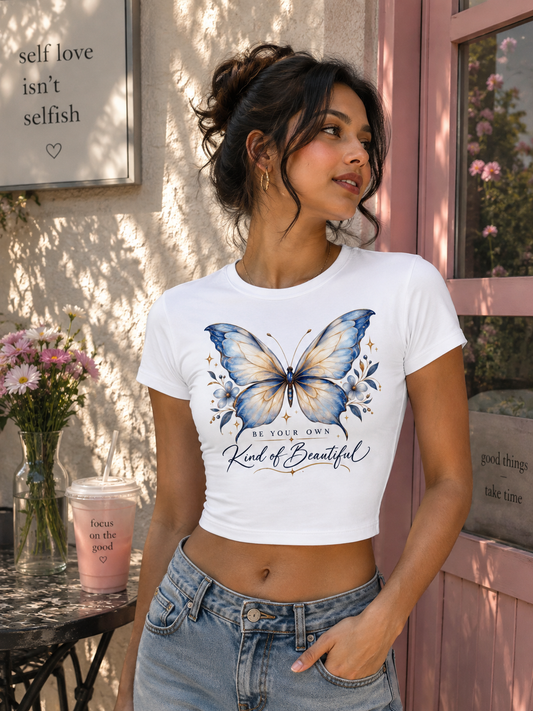 Be Your Own Kind of Beautiful Butterfly Baby Tee
