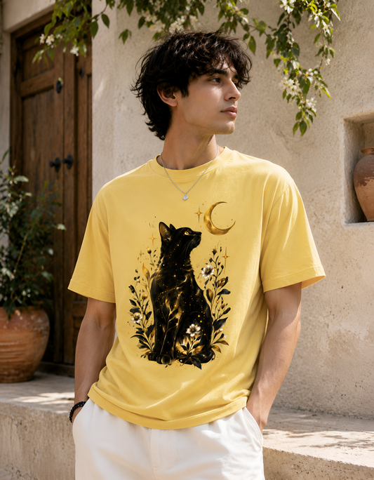 Mystic Moon Cat Unisex Tee